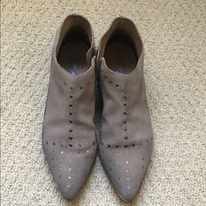 Free People Aquarian distressed suede booties